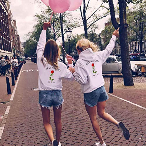 Sevpuikl Best Friends Hoodie per Due Ragazze BFF