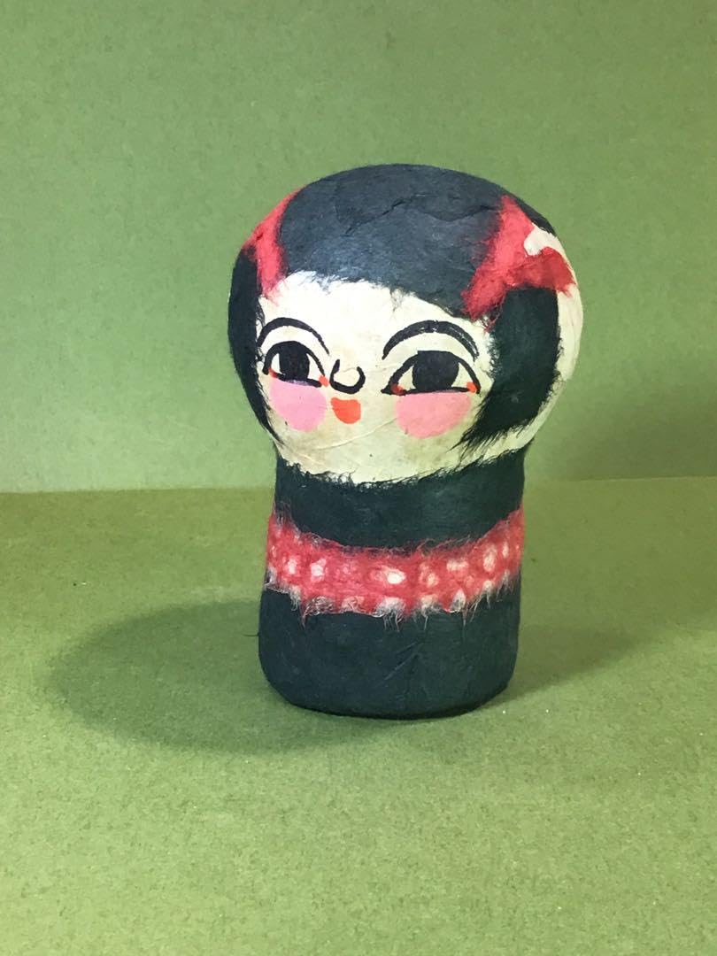 郷土玩具 栃木 やはた工房 那須烏山和紙 五十嵐豊 張子人形 張り子 民芸