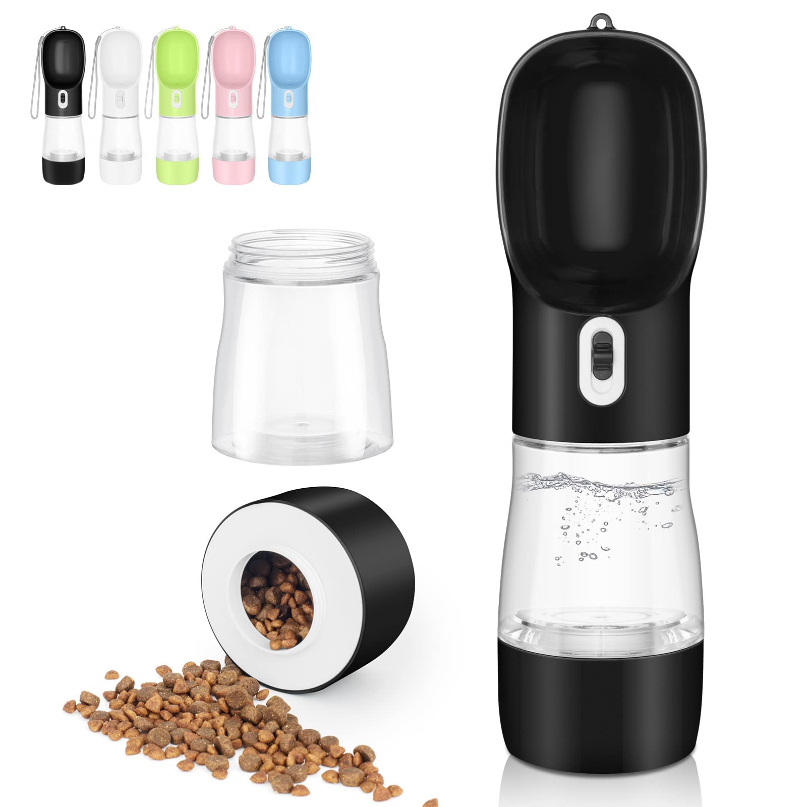 Misthis Outdoor Dog Water Bottle Dispenser - Leak Proof Water Bottle for Dogs...