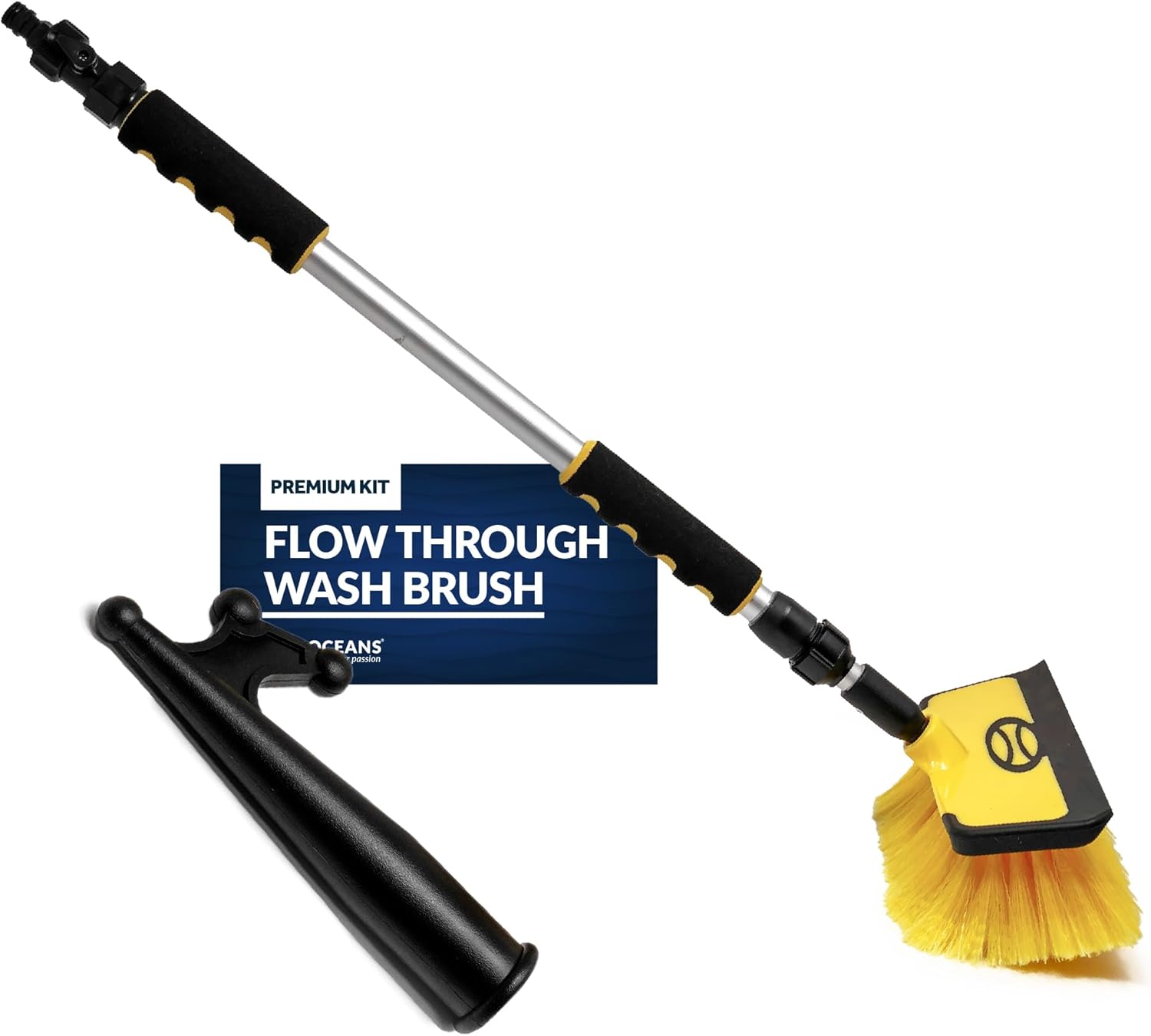 Five Oceans FO4263 Boat Deck Brush, Premium Water Flow
