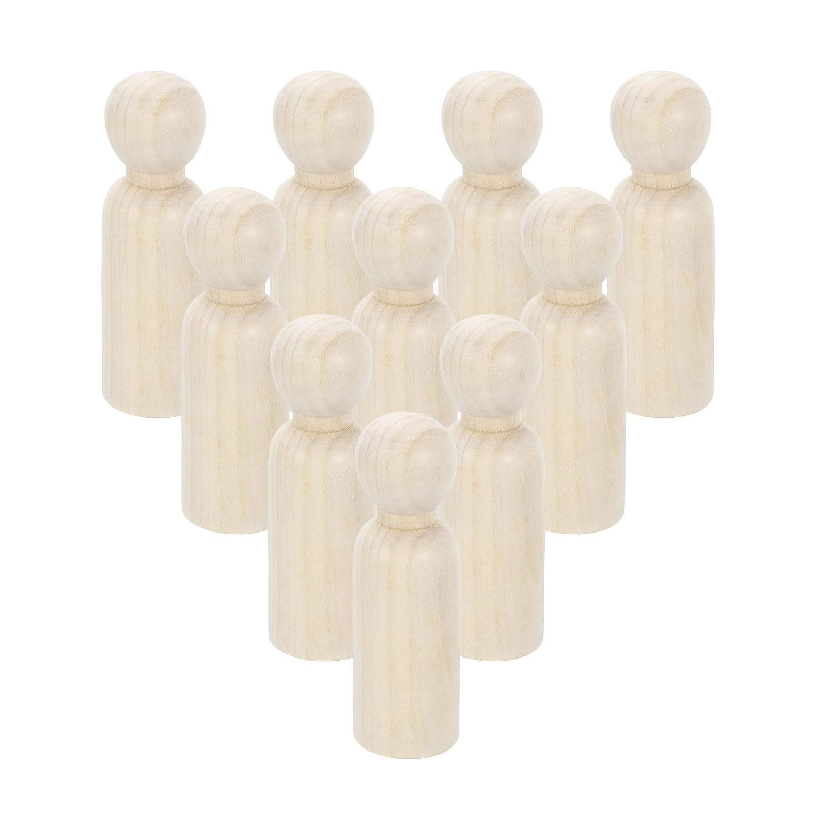 Poupées en bois brut pour peindre sans échardes figurines lisses loisirs créatifs enfants