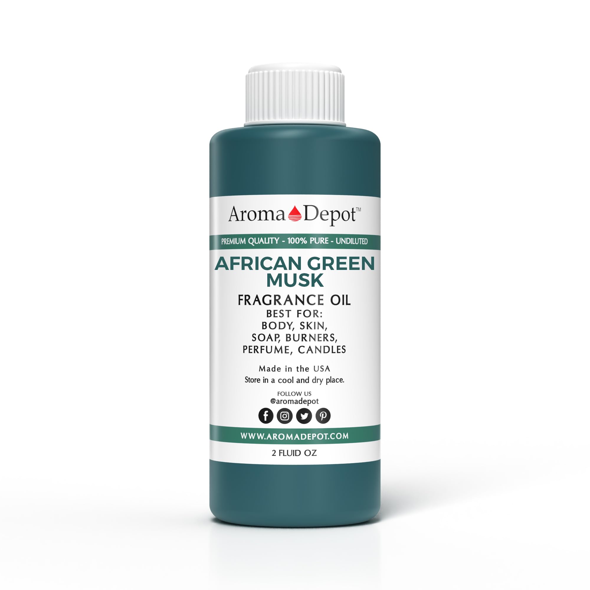 African Green Musk 2 oz. / 60ml Perfume/Skin Oil Our Interpretation, Premium Quality I Uncut I Fragrance Oil I Scented Oil I Add Aroma to Your DIY Projects I Skin Safe