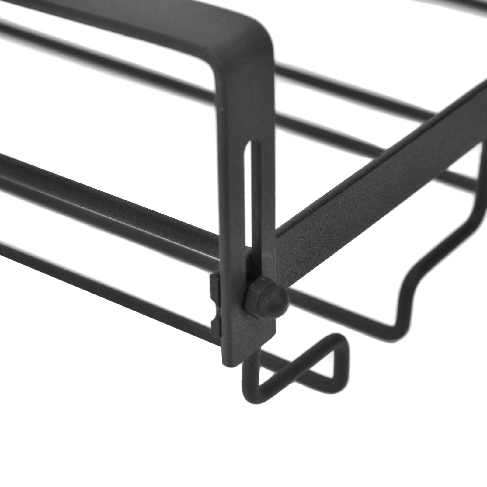 Wakects Porta Bicchieri Sospeso Portabicchieri da Parete in Metallo con 3 Binari Supporto per Calice Salvaspazio per Bar Armadietto Design Moderno 35 X 22,5 Cm