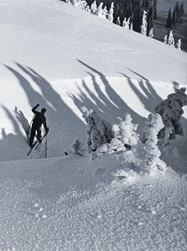 SERENDIPITP Retro Picture Poster Wall Art Pictures Wall Painting the Skier by Rudolph Koppitz Wall Art Canvas Print for Wall Decor 60x90cm