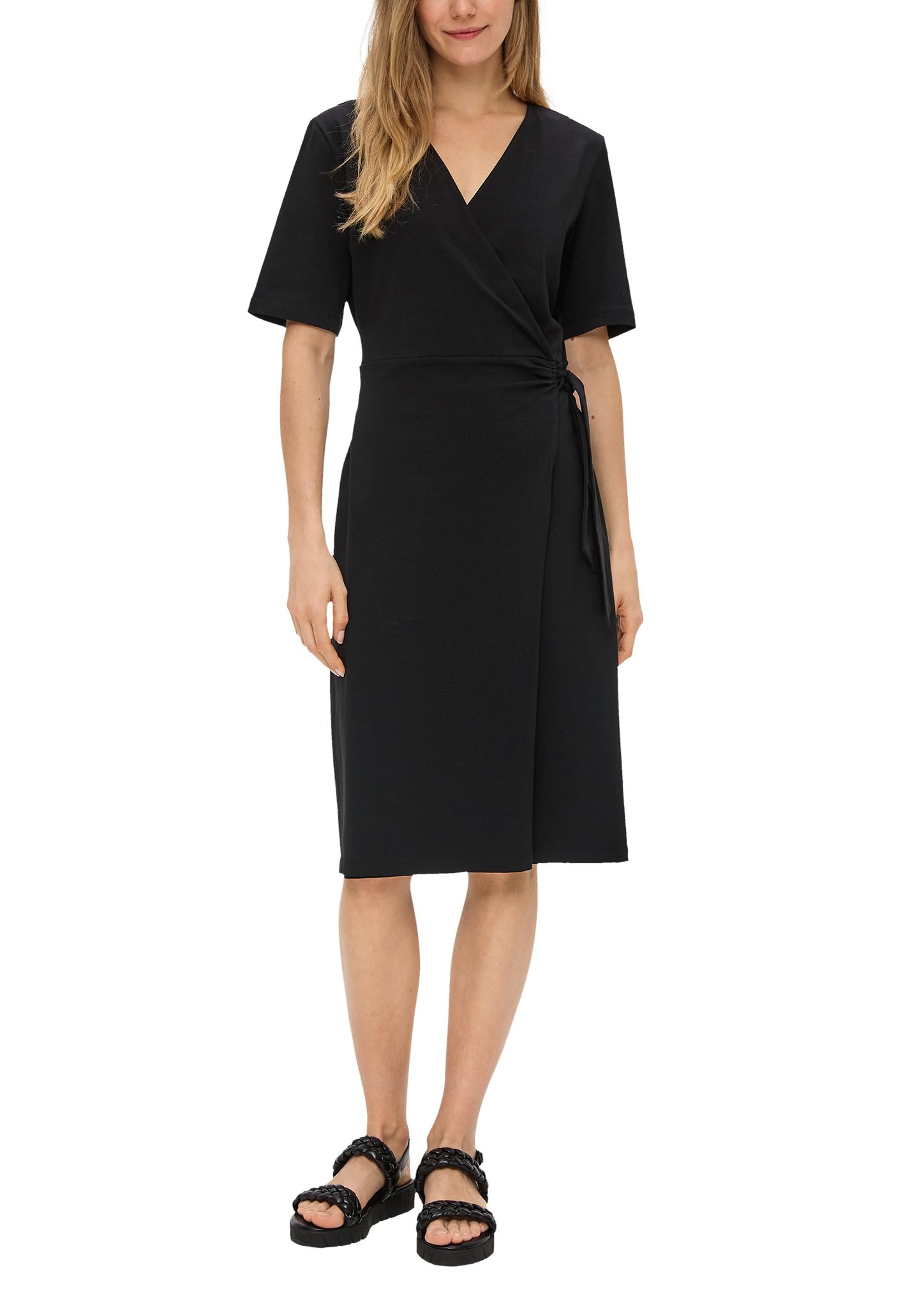 s.Oliver Women's 2146421 Dress, Black 9999, 10