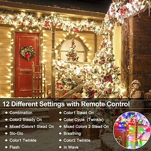 Echosari Battery Operated Christmas String Lights thumb #4