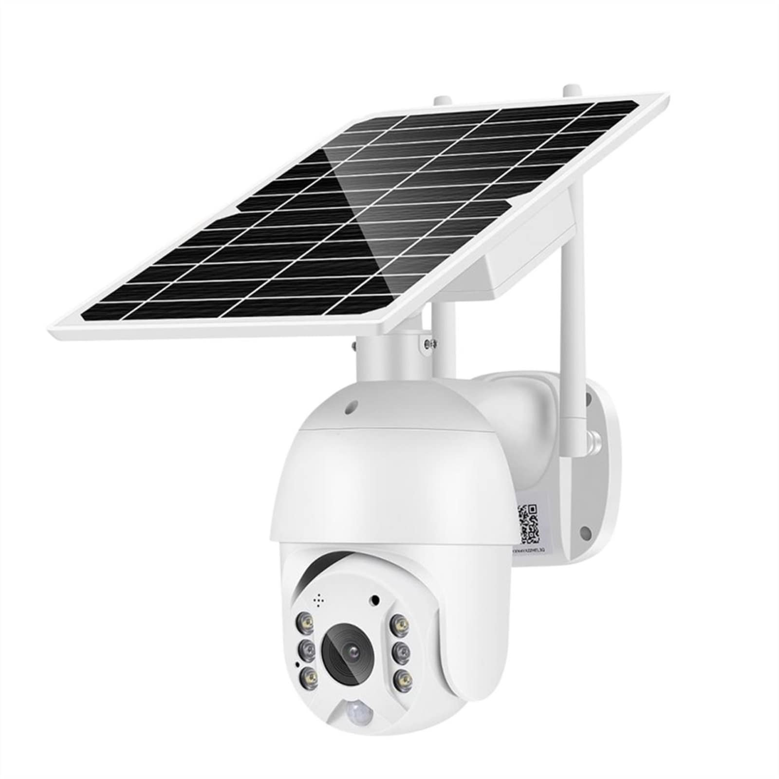 MKHJKIOII Security Camera, 1080P Solar Panel PTZ IP Camera Outdoor PIR Human Alarm CCTV Security 15000MAH Battery Long Standby 2MP Wirless IPC(Camera 32G Card)