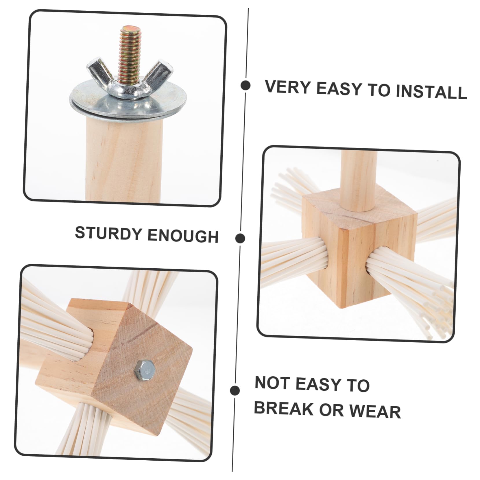 Toddmomy 5piezas Perchero Giratorio para Pájaros Soporte De Juguete para Barra De Percha para Jaula Accesorio De Actividad para Aves Estimulación y Entretenimiento