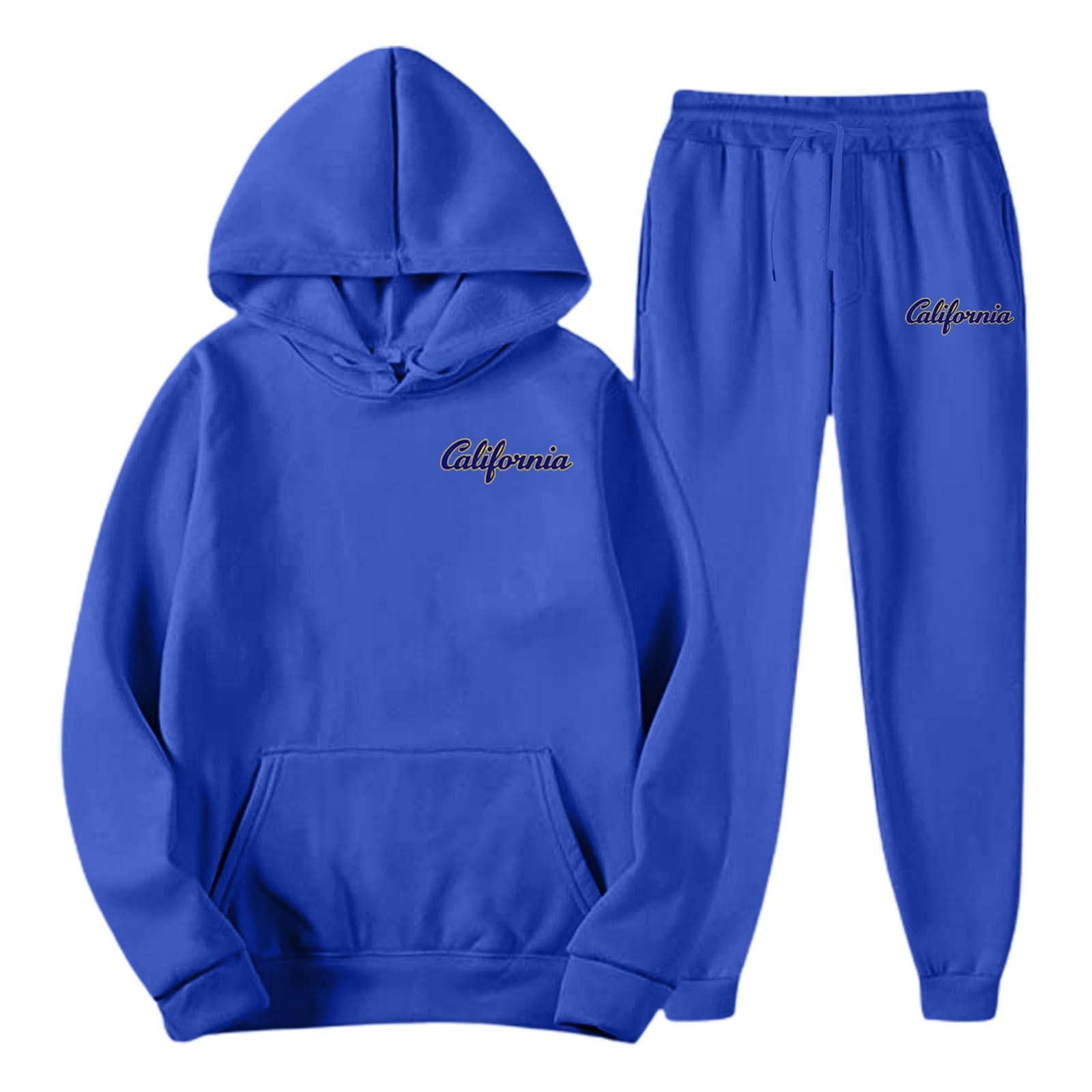 Tuta Uomo Completa Invernale Tute da Ginnastica, Tuta Cotone Leggero Complete Felpa con Cappuccio + Pantaloni Tuta da Lavoro Invernale Completo Sportivo Uomo per Il Tempo Libero E attività All'aperto