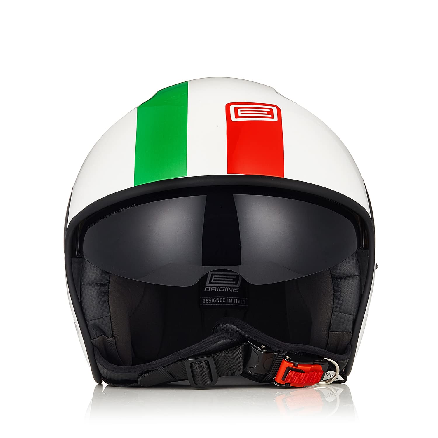 ORIGINE Casco Jet Moto Aperto Scooter Omologato ECE Visiera