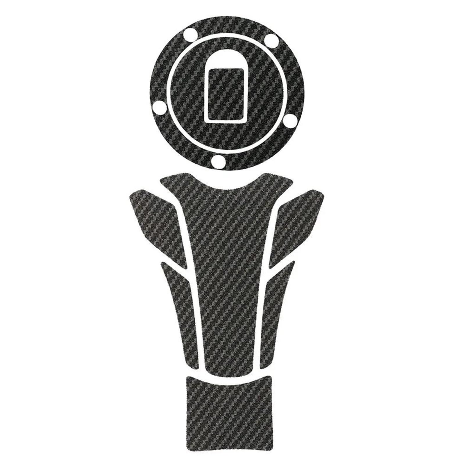 Carbon Fiber Fuel Tank Pad Oil Gas Cap Protector Sticker for Kawasaki for Z750 for Z1000 for ZXR250 for Ninja 400 Streetfighter(Color20)