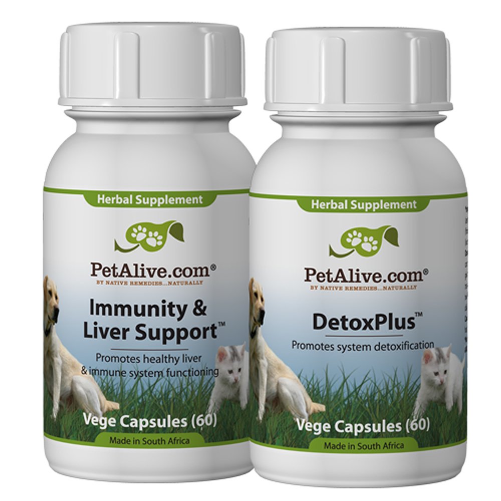 PetAliveDetoxPlus and Immunity and Liver Support ComboPack