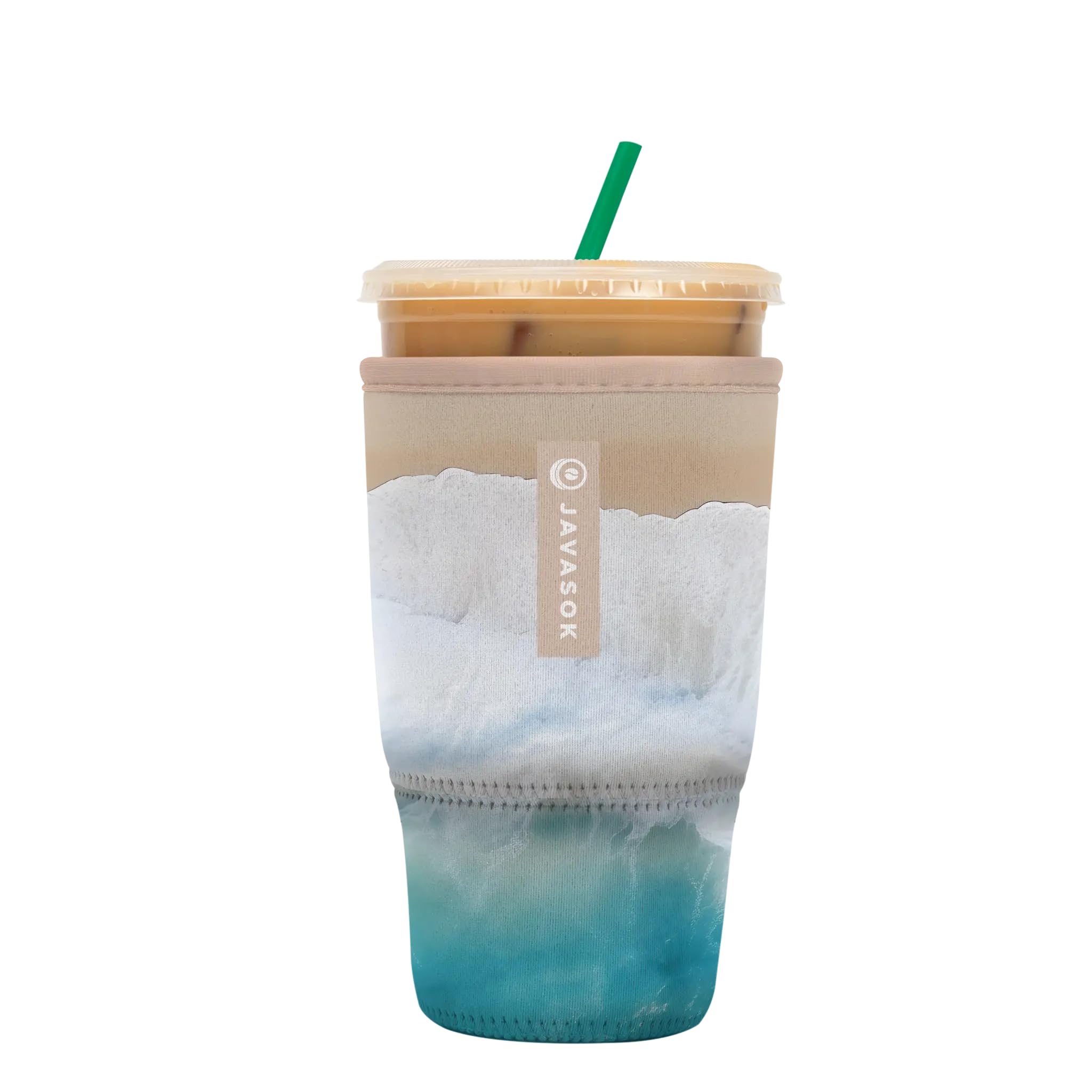 Sok It JavaSok Iced Coffee &amp; Cold Soda Insulated Neoprene Cup Sleeve (Ay, Bay Bay!, Large: 30-32oz)