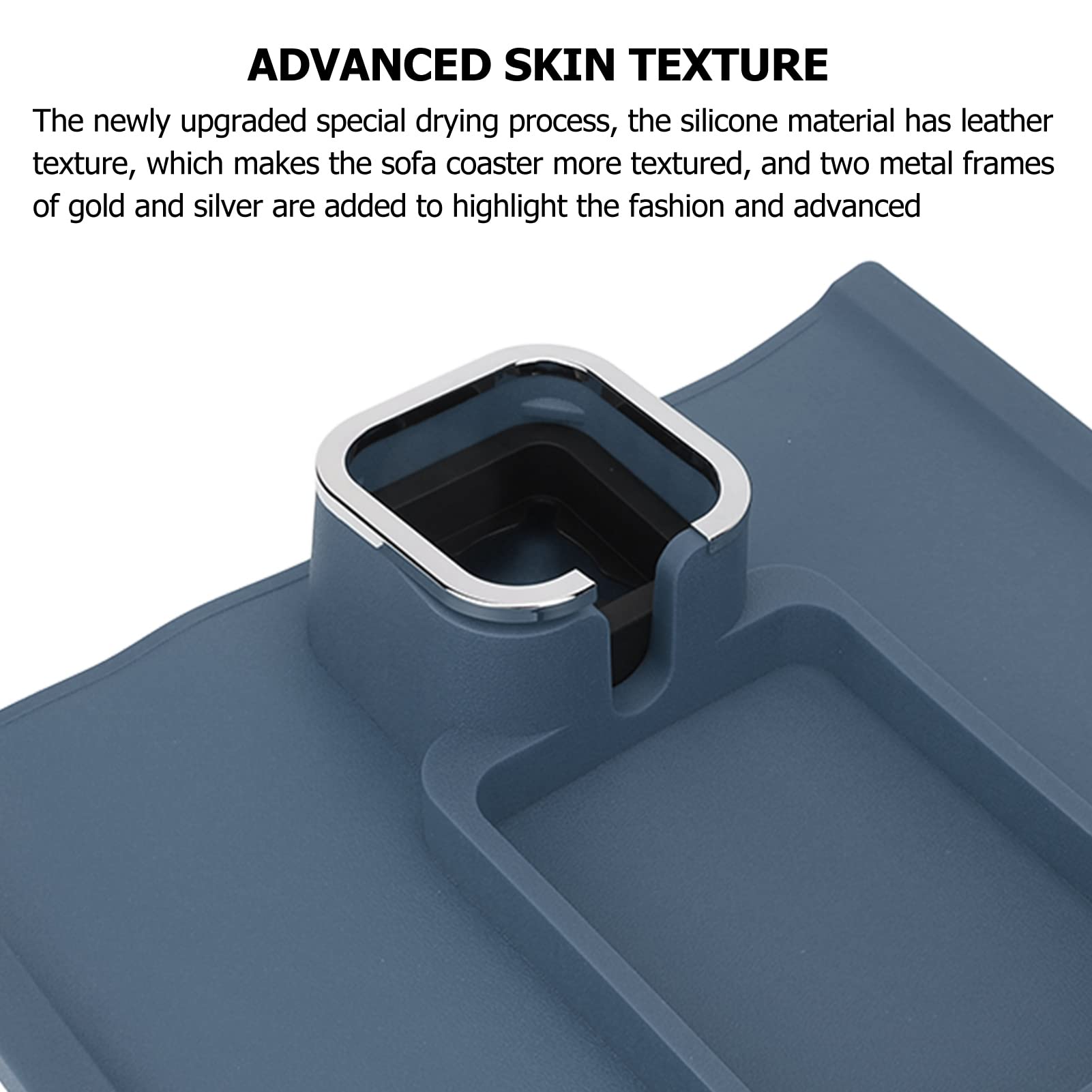 Vassoio Portabicchieri Per Bracciolo Divano In Silicione - Antiscivolo E Multifunzione - Foto 5