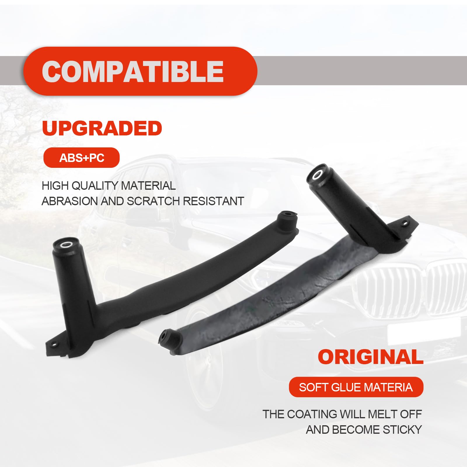 Amazon.com: RBOKO Right Inner Door Panel Handle Pull Trim Cover