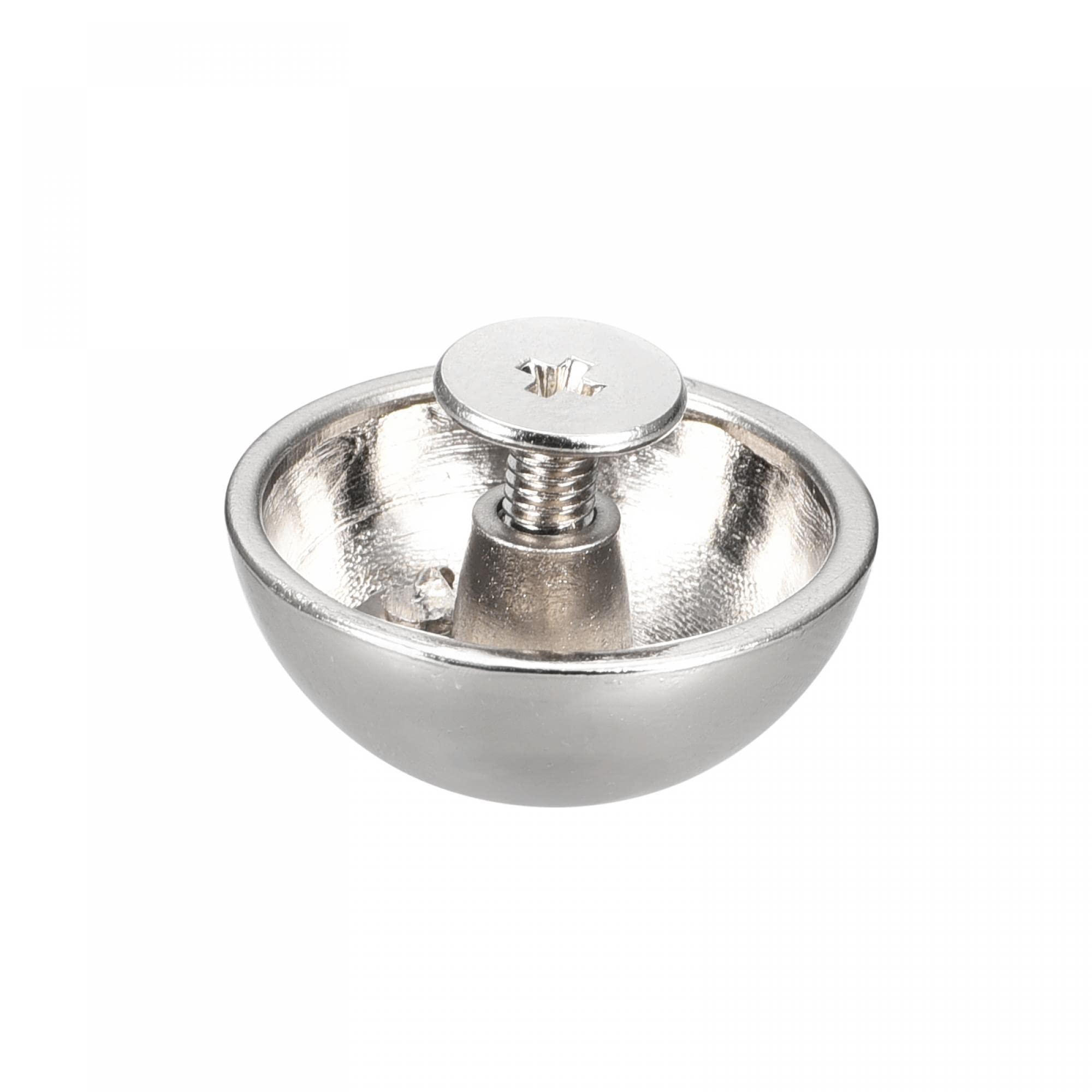 Sourcing Map 10x6mm Screw Back Rivets Solid Round Head Leather Studs Spike Gold Tone 20 Sets