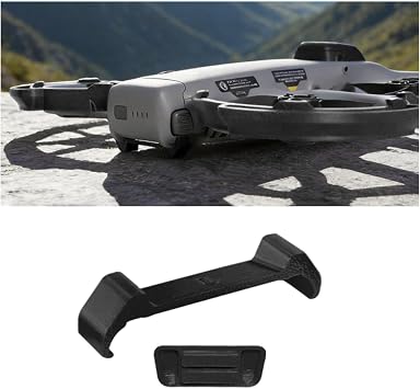 Landing Gear Spacer for DJI Avata 360, Lightweight Height-Increasing Shims, Gimbal Protector Black Tripod Head Base + Rear Base