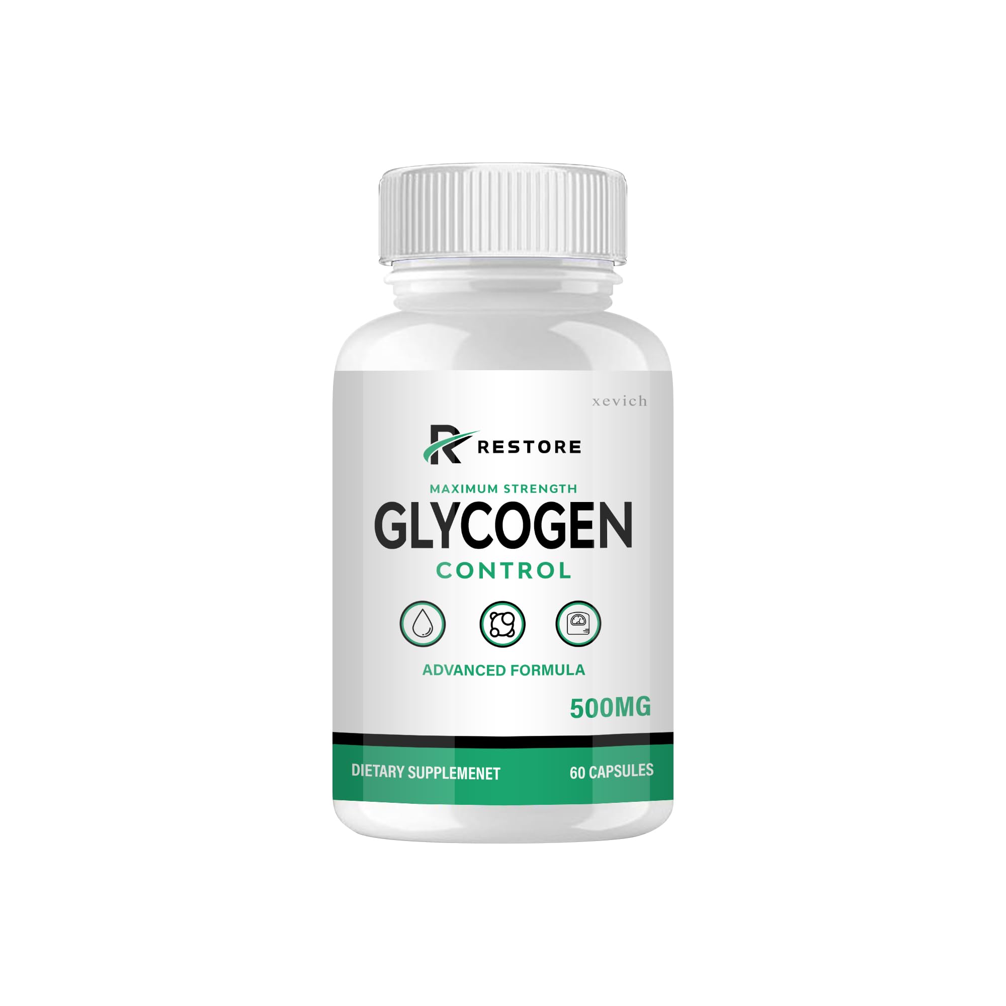 RestoreGlycogen - RestoreGlycogen Capsules (Single, 60 Capsules)