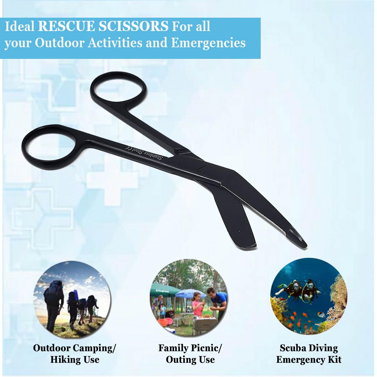 Premium Medical Scissors - Trauma Shears for Nurses & Doctors -5 Premium Medical Scissors - Trauma Shears for Nurses & Doctors -5