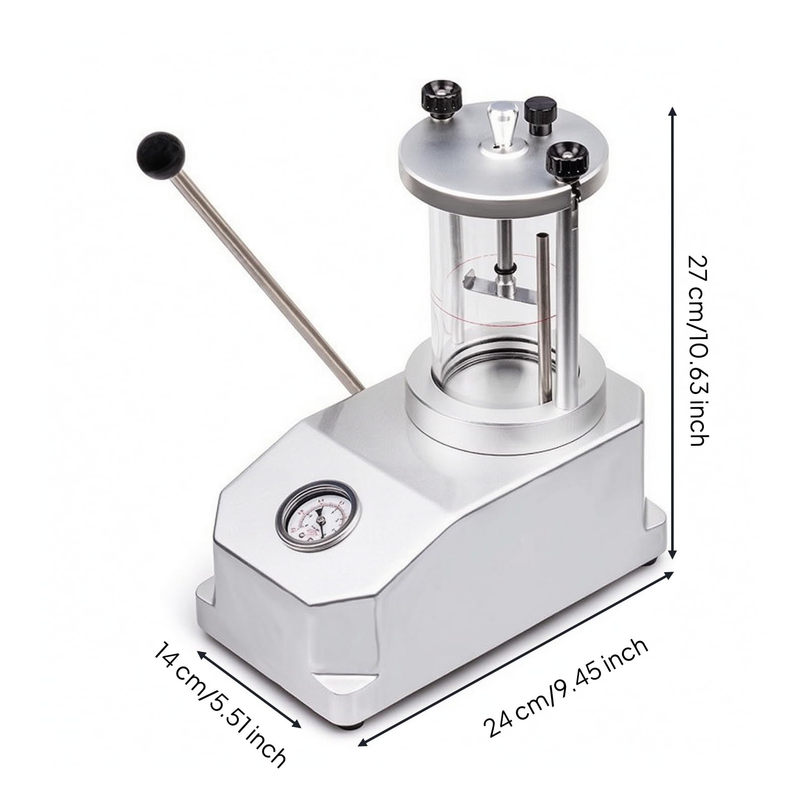 Strumento di Strumento di Prova Cilindro Trasparente Facile da Usare Tester con Cilindro Trasparente Compatto Attrezzo per Tecnici, Laboratorio