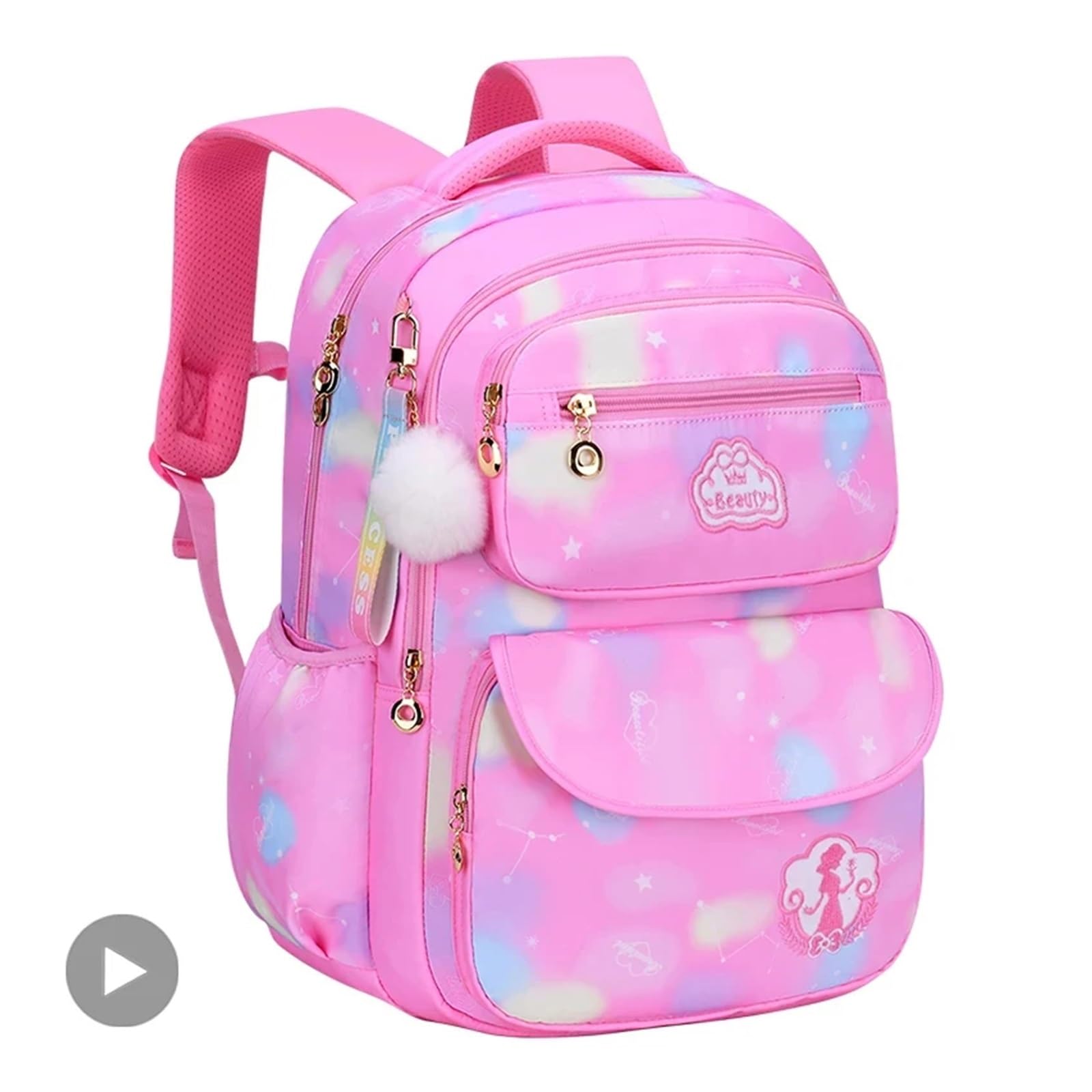 Pengchang Mochila escolar for niña y niño, mochila rosa for chico, mochila escolar for adolescente, Kit de clase pequeña impermeable for primaria