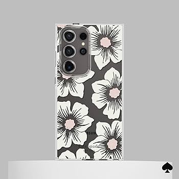 【kate spade】GALAXY S24用ケース ホワイト フローラル 花柄 Amazon.com: kate spade new york Samsung Galaxy S24 Ultra