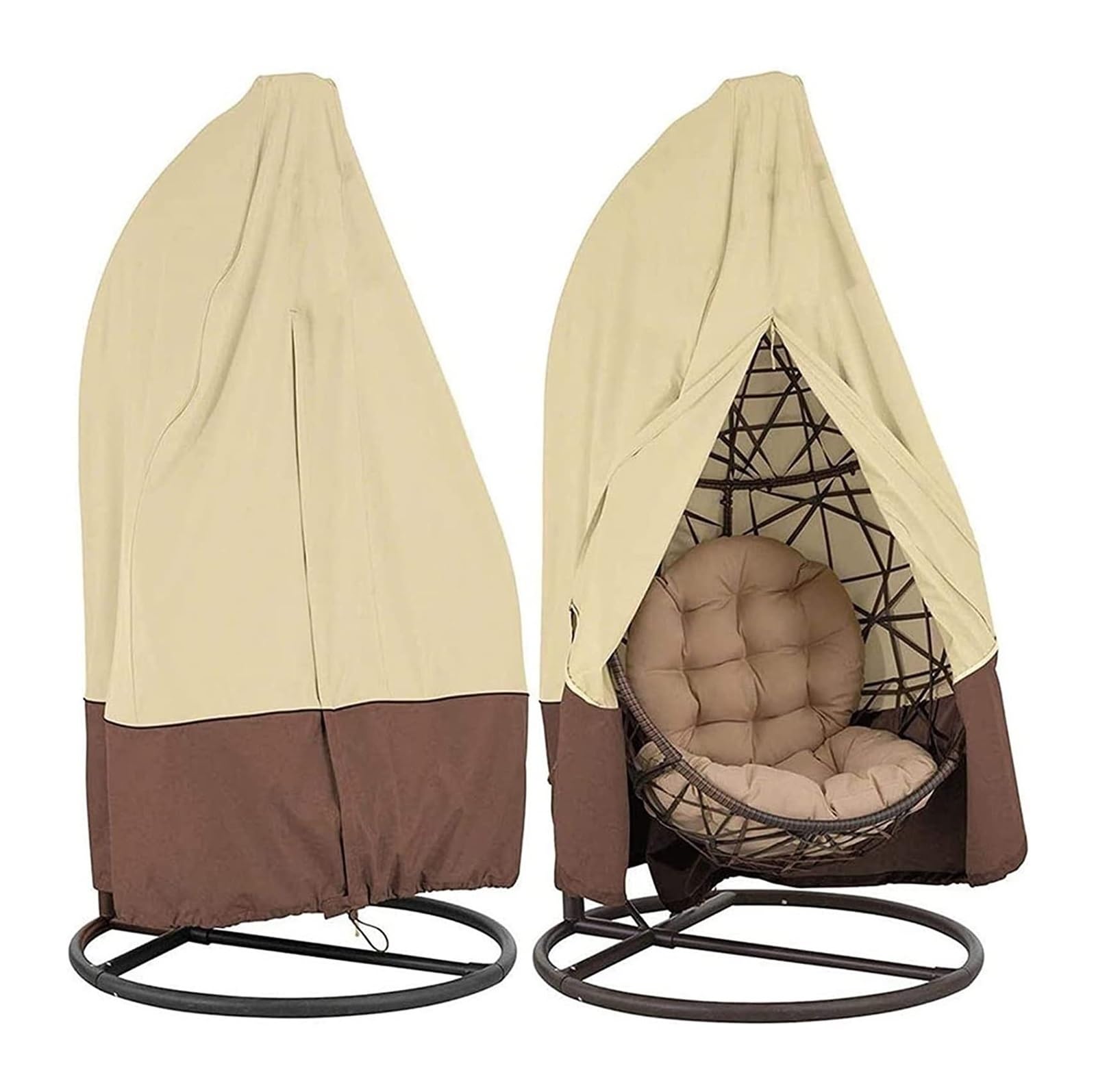 Fodera For Poltrona Sospesa, Fodera Protettiva For Poltrona Sospesa 200 X 231 Cm, Tessuto Oxford 210D Oxford Impermeabile, Antivento, Resistente Ai Raggi UV, Resistente Agli Strappi Copertura per sedi