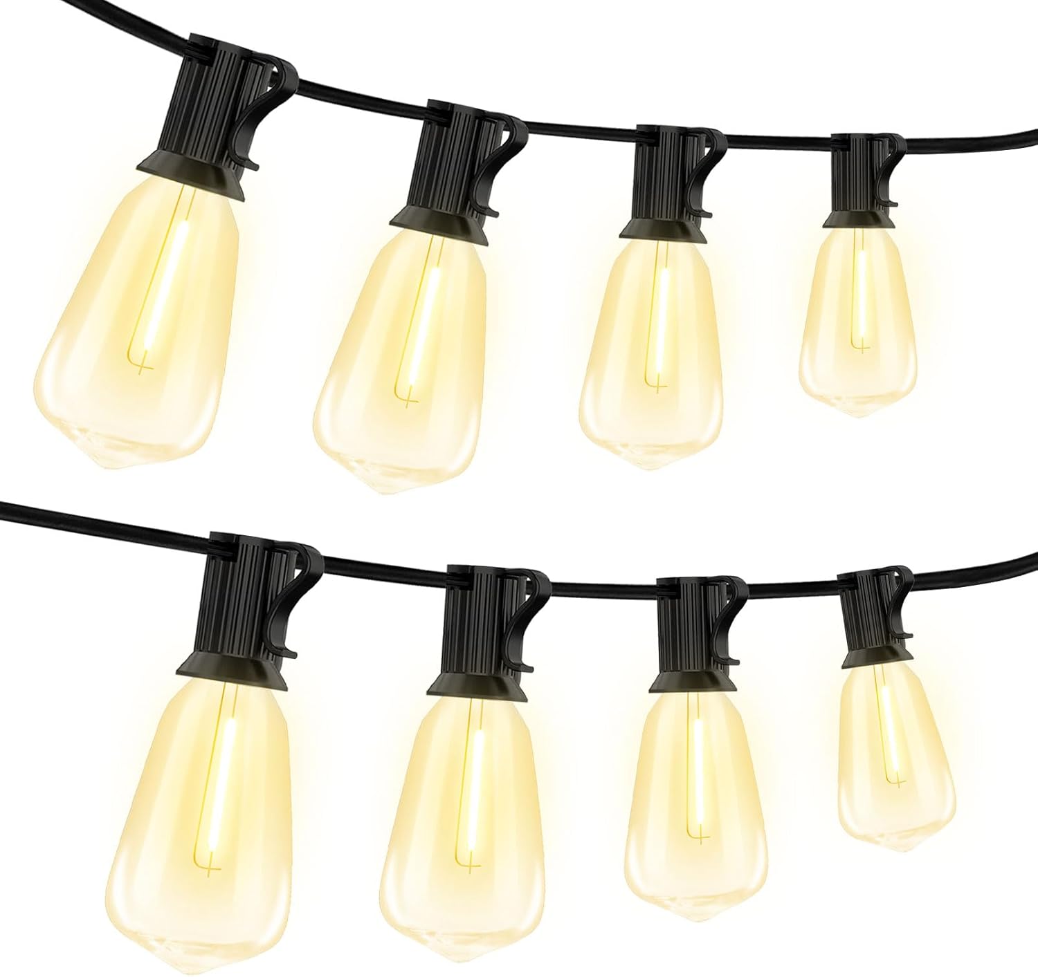 LED Outdoor Edison String Light 100FT Waterproof Patio Lights String