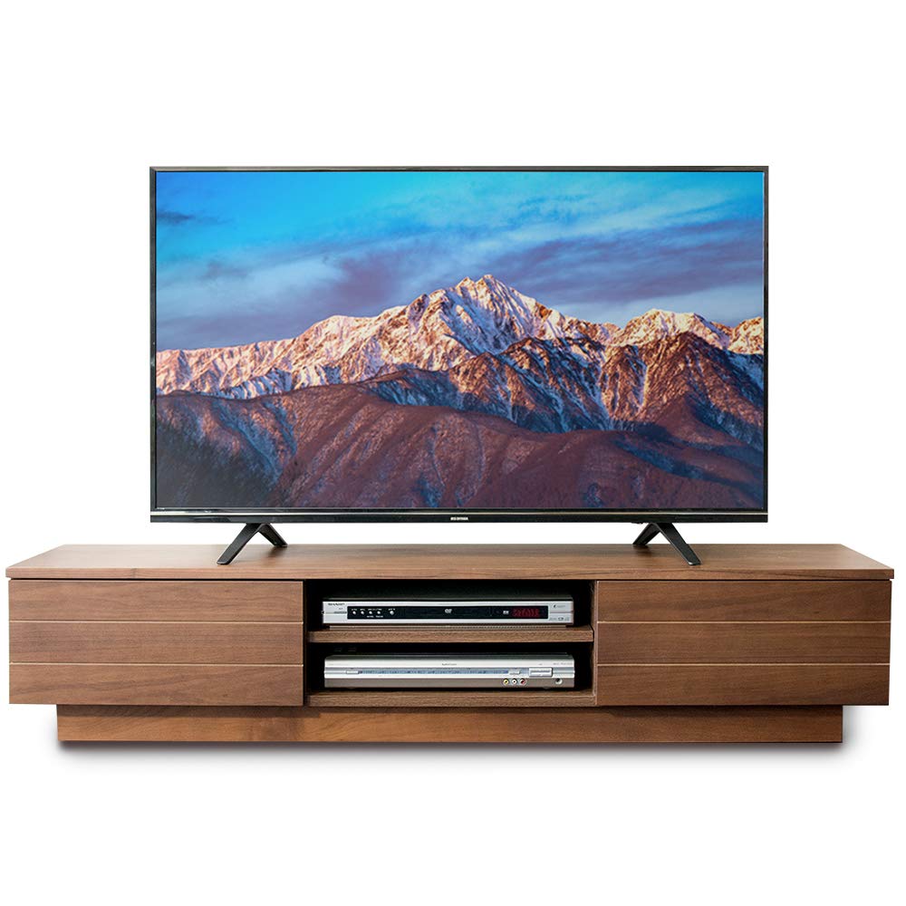 テレビ横約90㎝（10000円） Amazon｜tac INTERIOR テレビ台 白 90cm 完成品 ハイグロス 光沢 白木