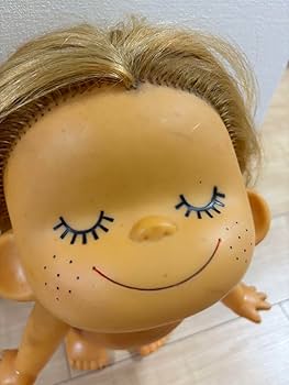 サンリオ初期　女の子　フィギュア　人形　日焼け　日本製　水森亜土　あどちゃん サンリオ初期 女の子 フィギュア 人形 日焼け 日本製 水森亜土
