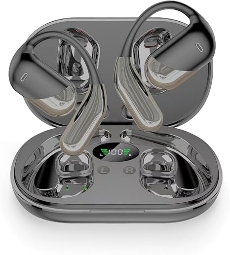Open Ear Bluetooth 5.4 Headphones, Waterproof Sports Design for Running and Fitness