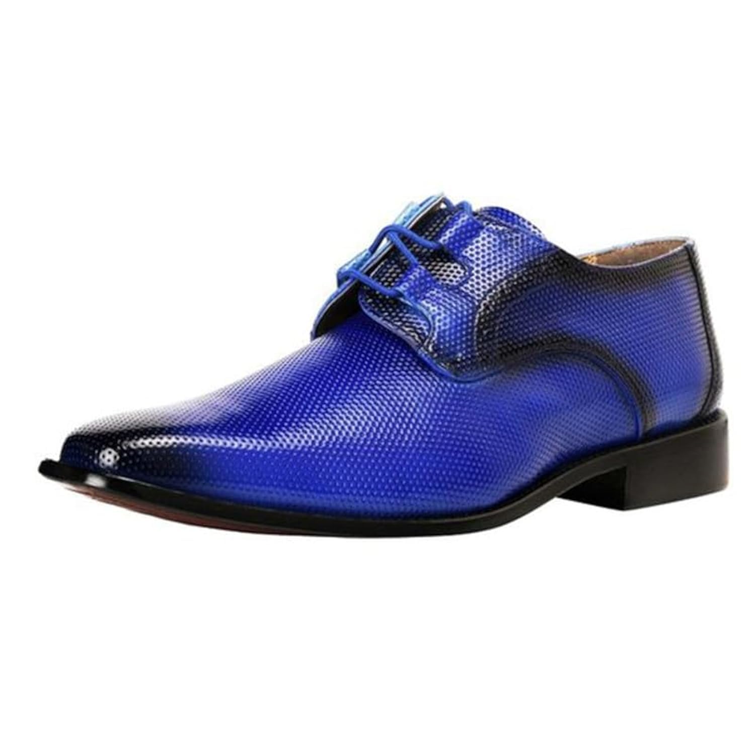 Mens Genuine Leather Classic Tread Design Lace Up Oxford Dress Shoes