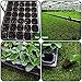 AIFUSI 10 Pack Seed Starter Kit, 72 Cell Seedling Trays Gardening Germination Plastic Tray Nursery Pots Mini Propagator Plant Grow Kit Plug Tray Starting Trays for Seedling Germination