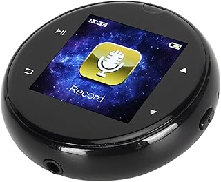 Mini gravador de voz digital, M20 Bluetooth 4.2 com controle de toque, gravador ativado por voz, suporta música, vídeo, rádio FM, dispositivo de gravação de bolso de longa distância com reprodução (8 GB)