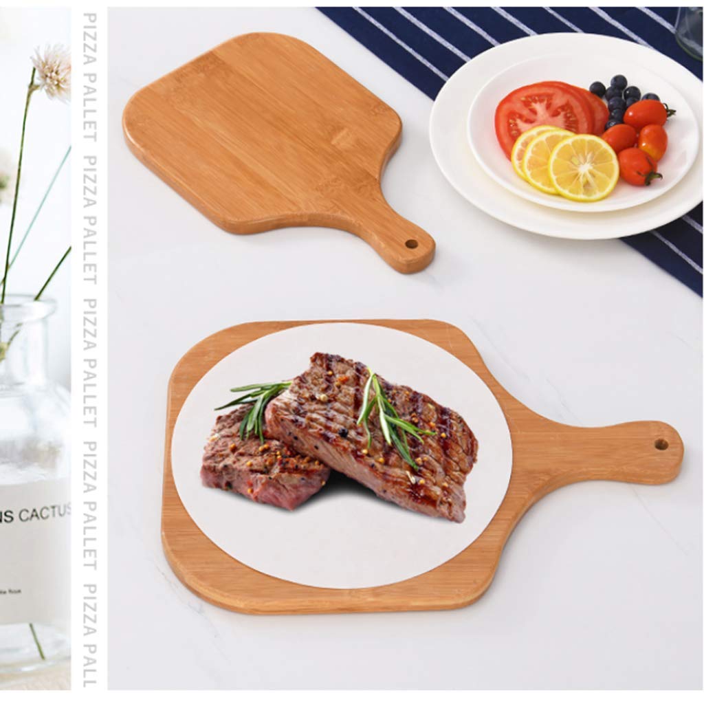 Bambus Pizza Bretter 40x60cm - Doppelseitige Pizzaschaufeln Aus Naturmaterial