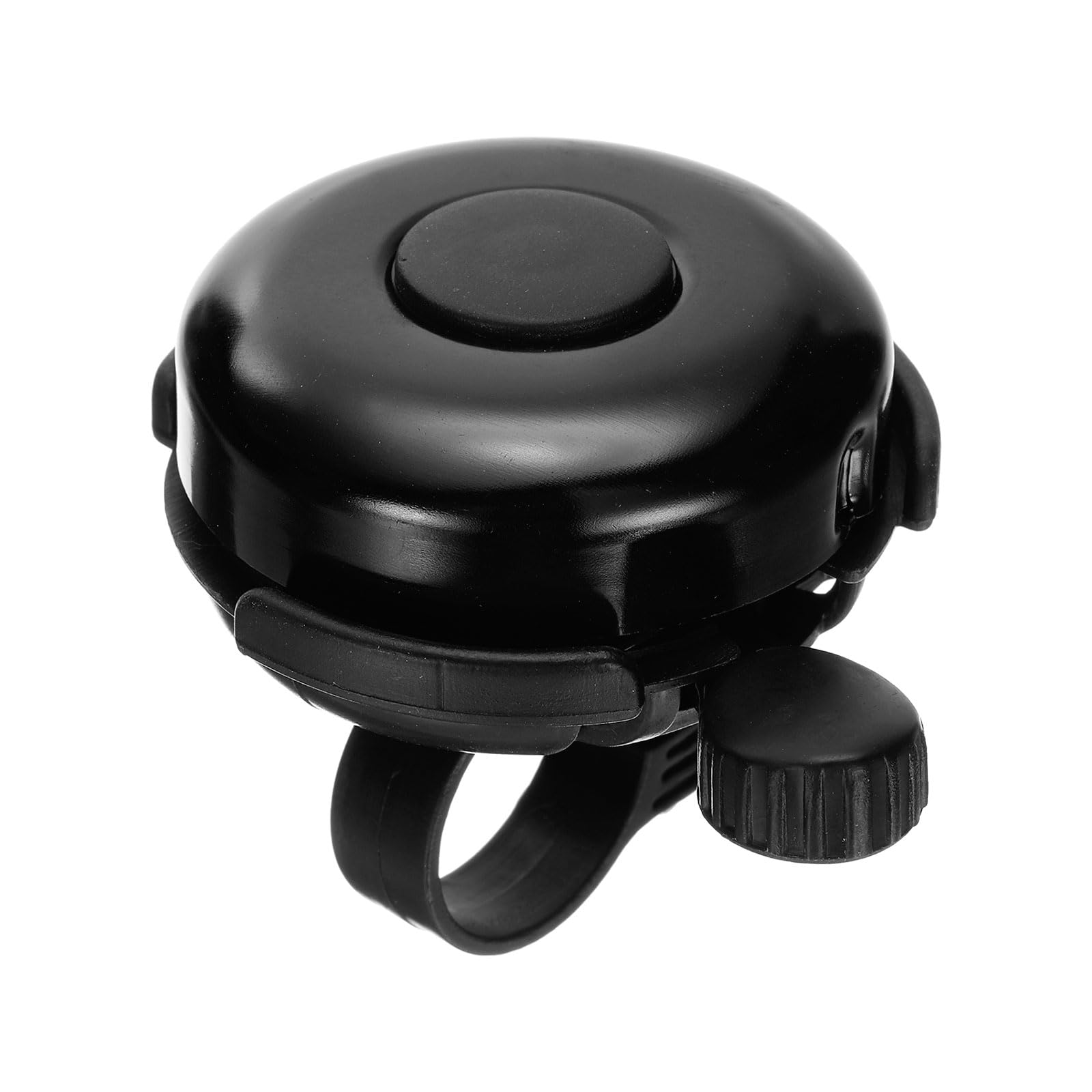 sourcing map Bike Bell Classic Bicycle Bell with Loud Crisp Clear Sound Bike Ring Bell Aluminum Bike Accessories for Road Mountain Bike, Black