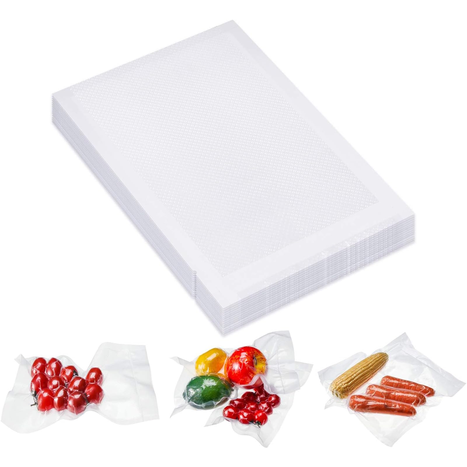 Outus 4 x 6 Inch Vacuum Heat-Seal Bags Pre-Cut Vacuum Sealer Bags for Food Preservation (240 Pieces)