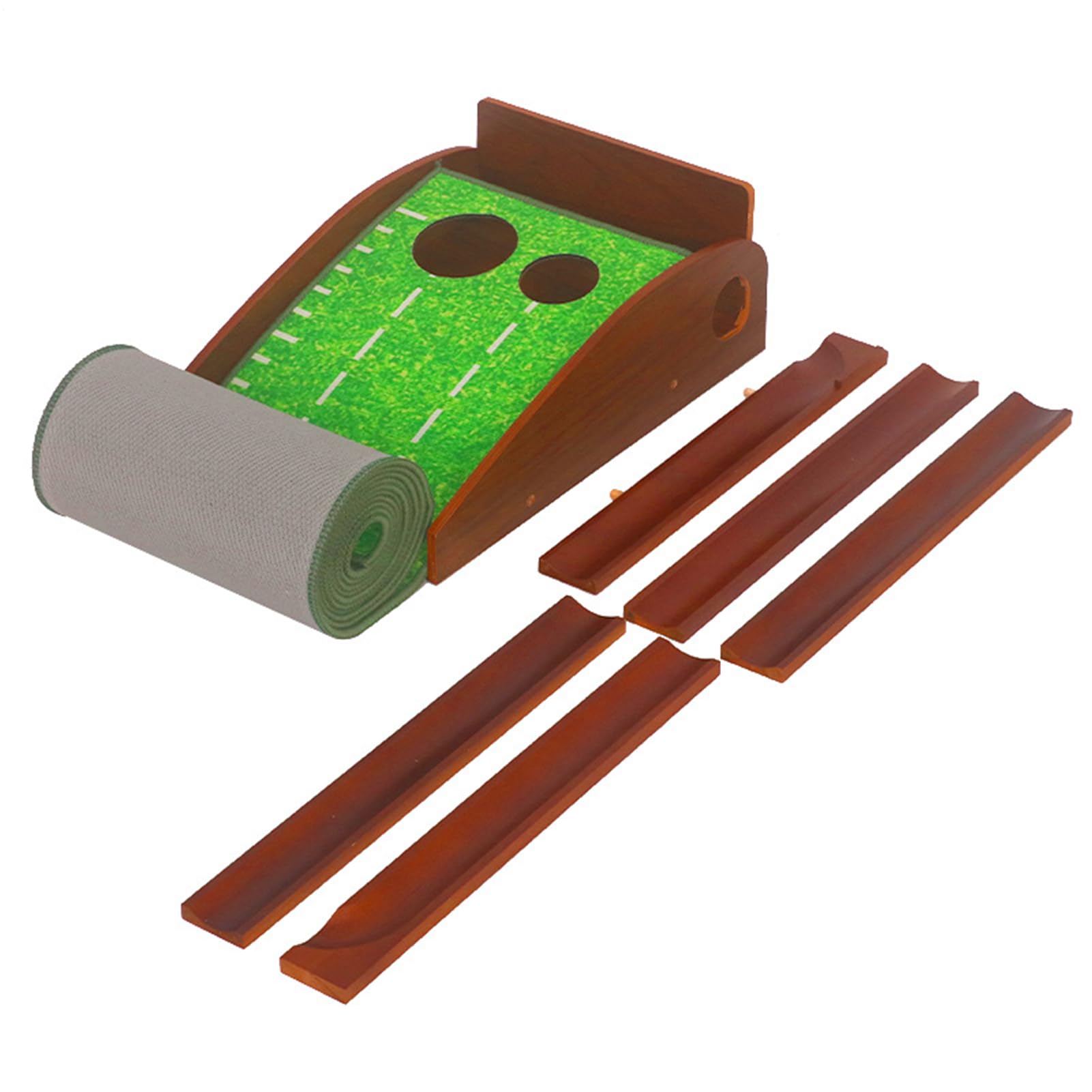 Alfombrilla De Putting Ayuda de Entrenamiento de Golf Antideslizante | Tapete de Putt Portátil para Interiores Para Hombres Mujeres Principiantes Exterior Patio Casa