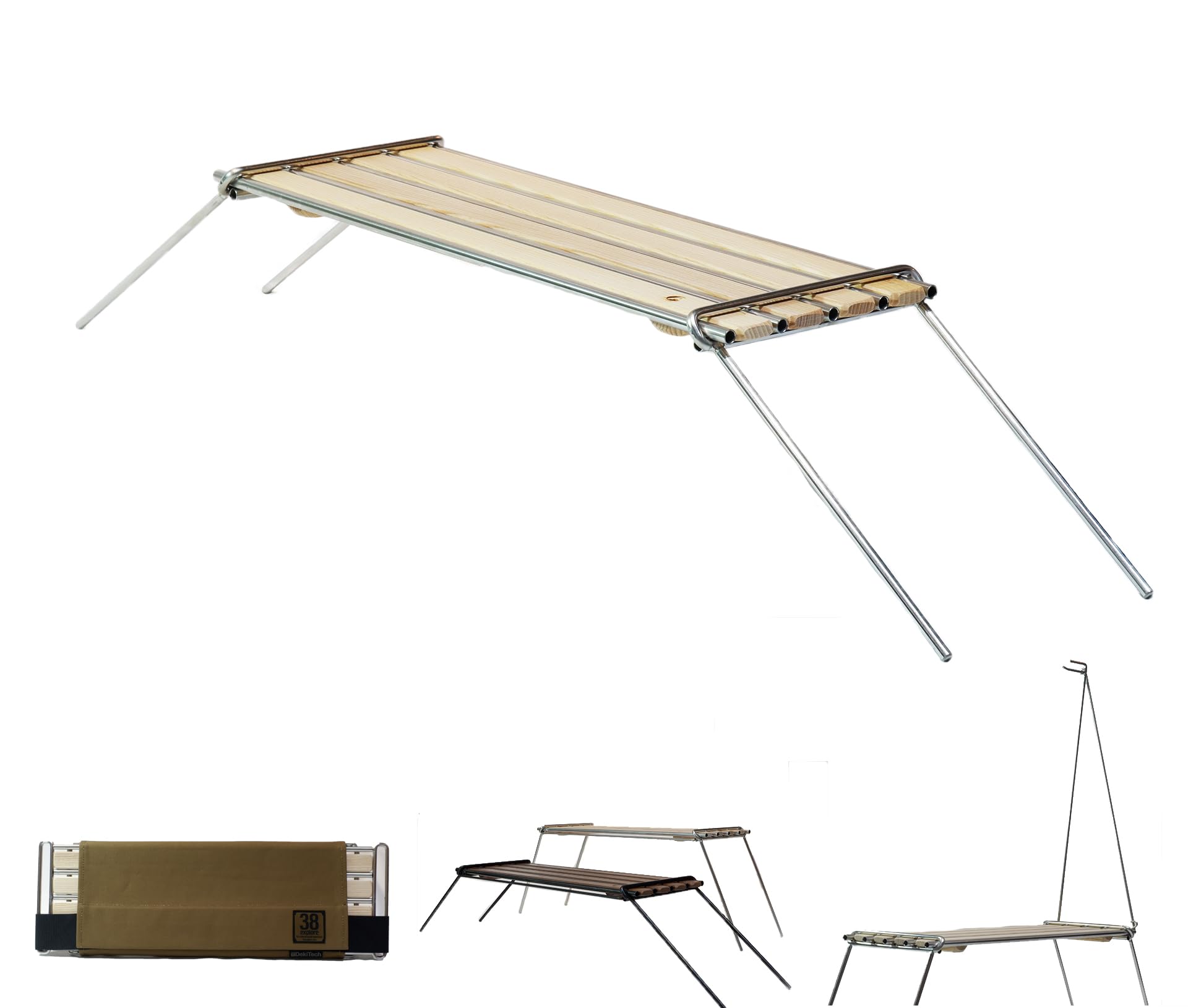 Amazon.co.jp: Dekitech キャンプテーブル テーブル マルチ