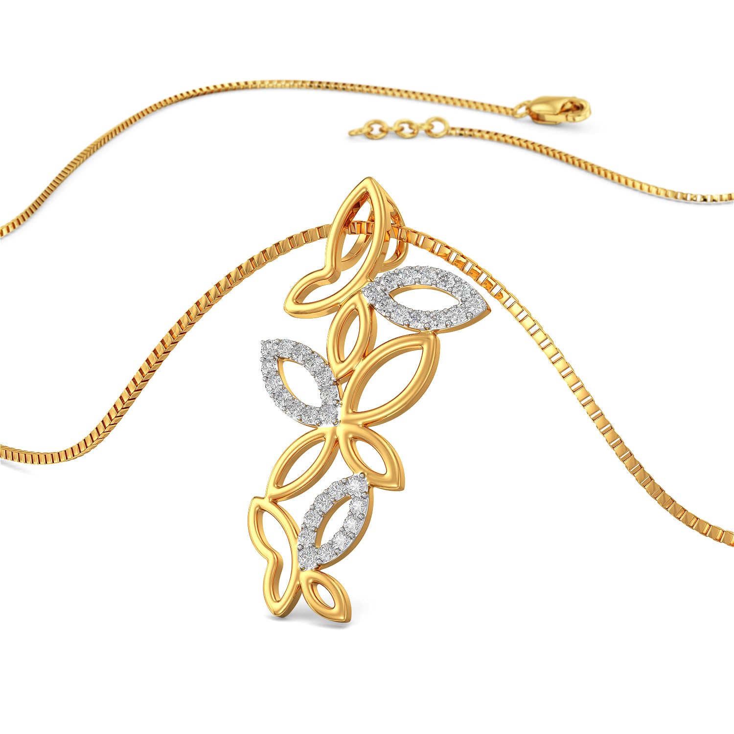 Pride Diamond Collection 18K Yellow Gold and Diamond Pendant-image-41