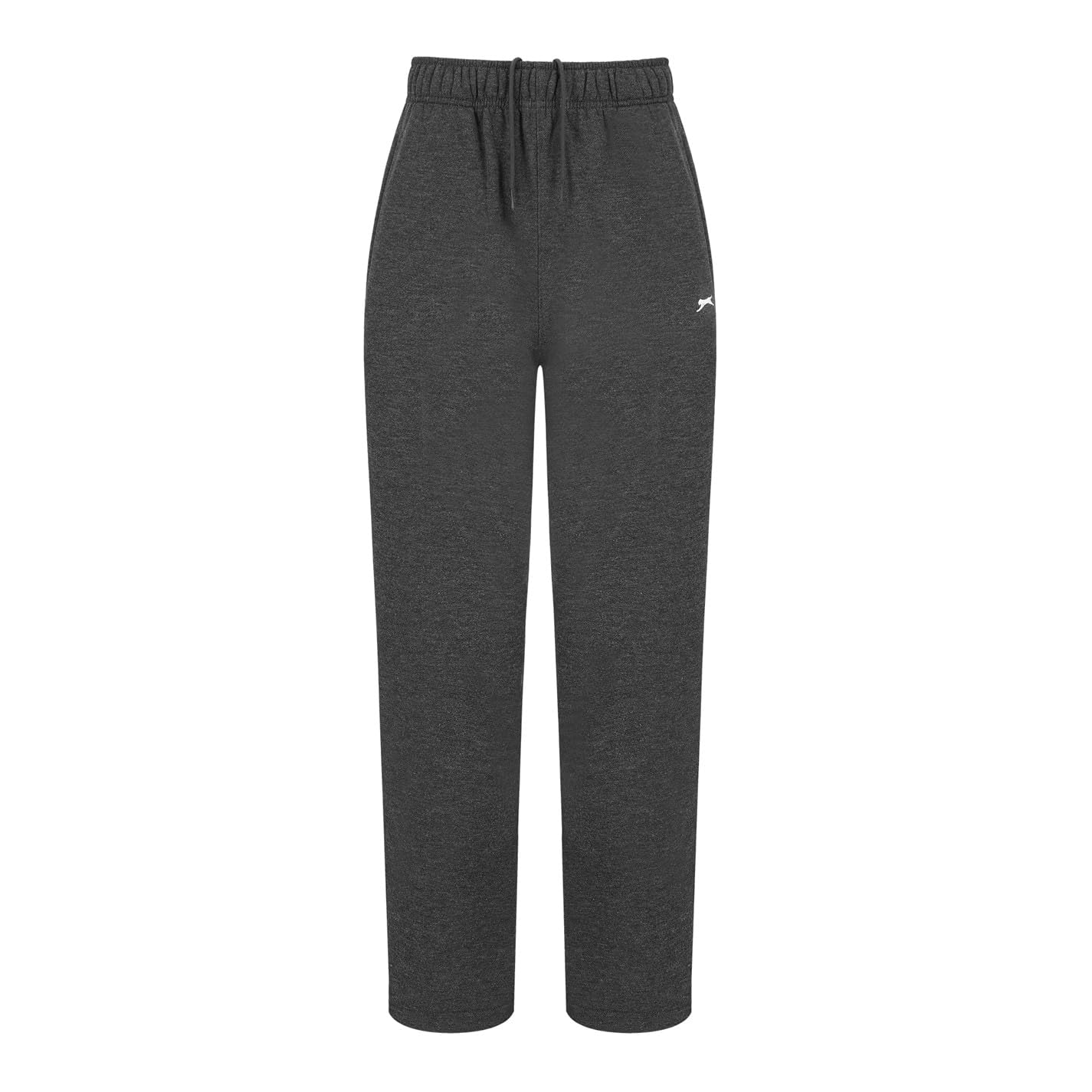Slazenger Men's Charcoal Marl Open Hem Fleece Pants Xxs