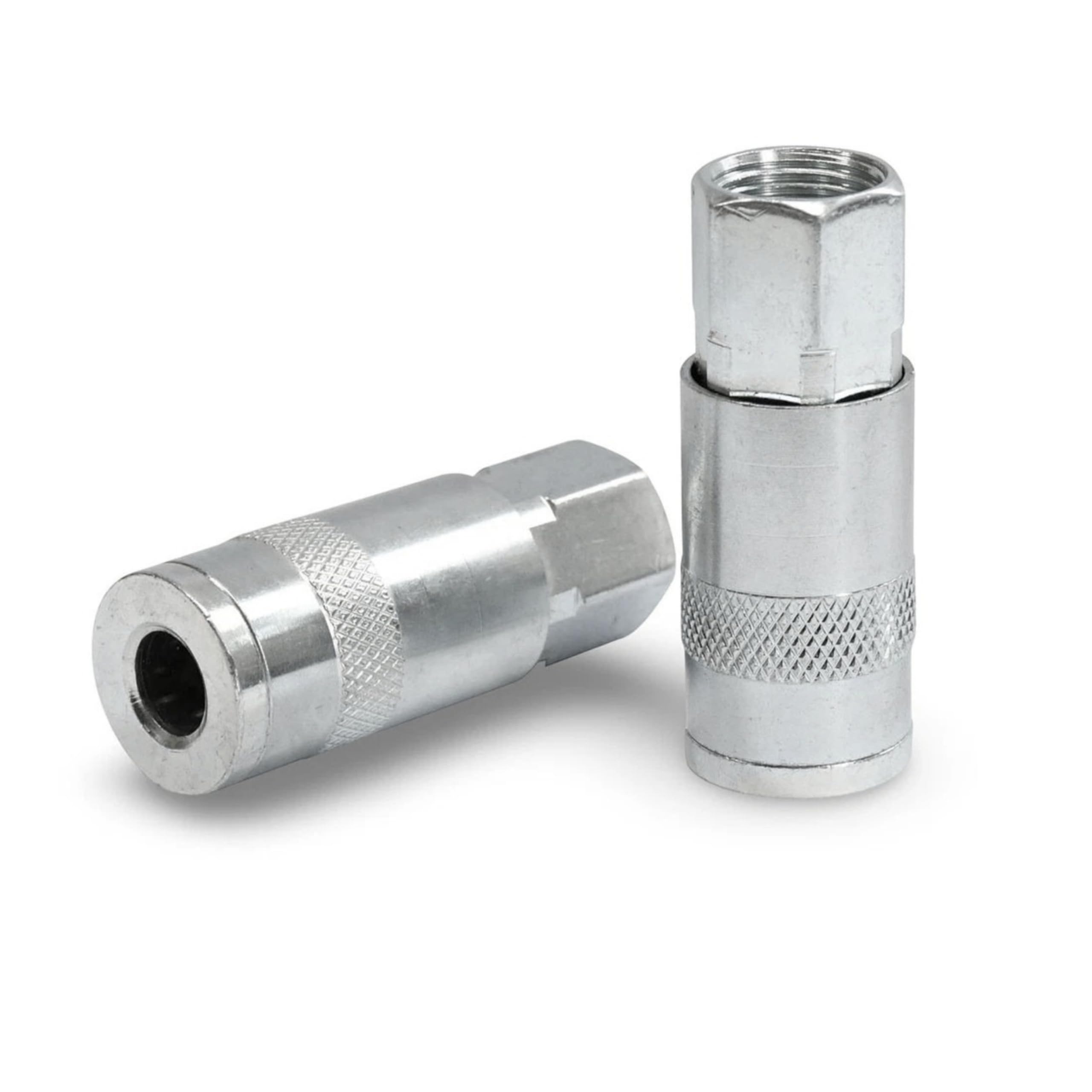 Dunnet Tools 1/4" Inch Quick Release Air Line Connector | Heavy Duty Female BSP Fitting for Air Compressor, Pneumatic Tools, Quick Connect Coupling, Airbrush & Tool Accessories (Pack of 2)