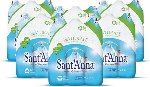 Sant'Anna Acqua Minerale Naturale, 1.5L, Confezione da 6 (6 x 1.5L) - 3
