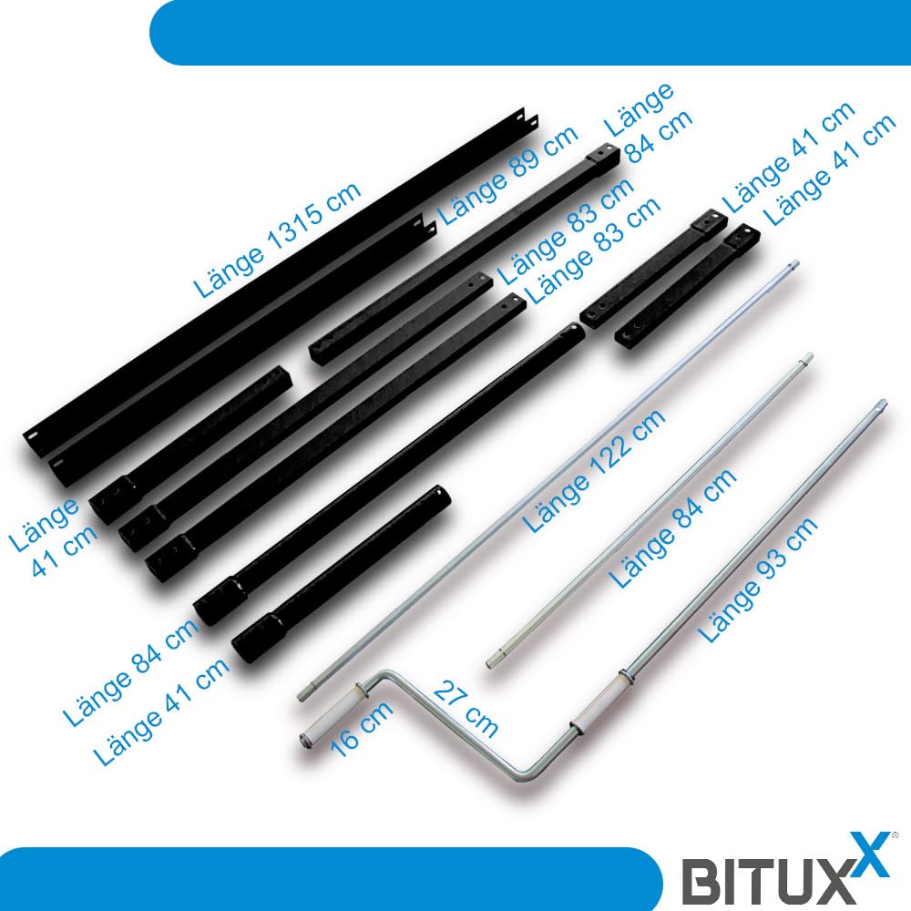 BITUXX Kipphebebühne Mobile Werkstatt Hebebühne Wagenheber Kurzhub PKW Lift bis 2000 kg 2T Schwarz