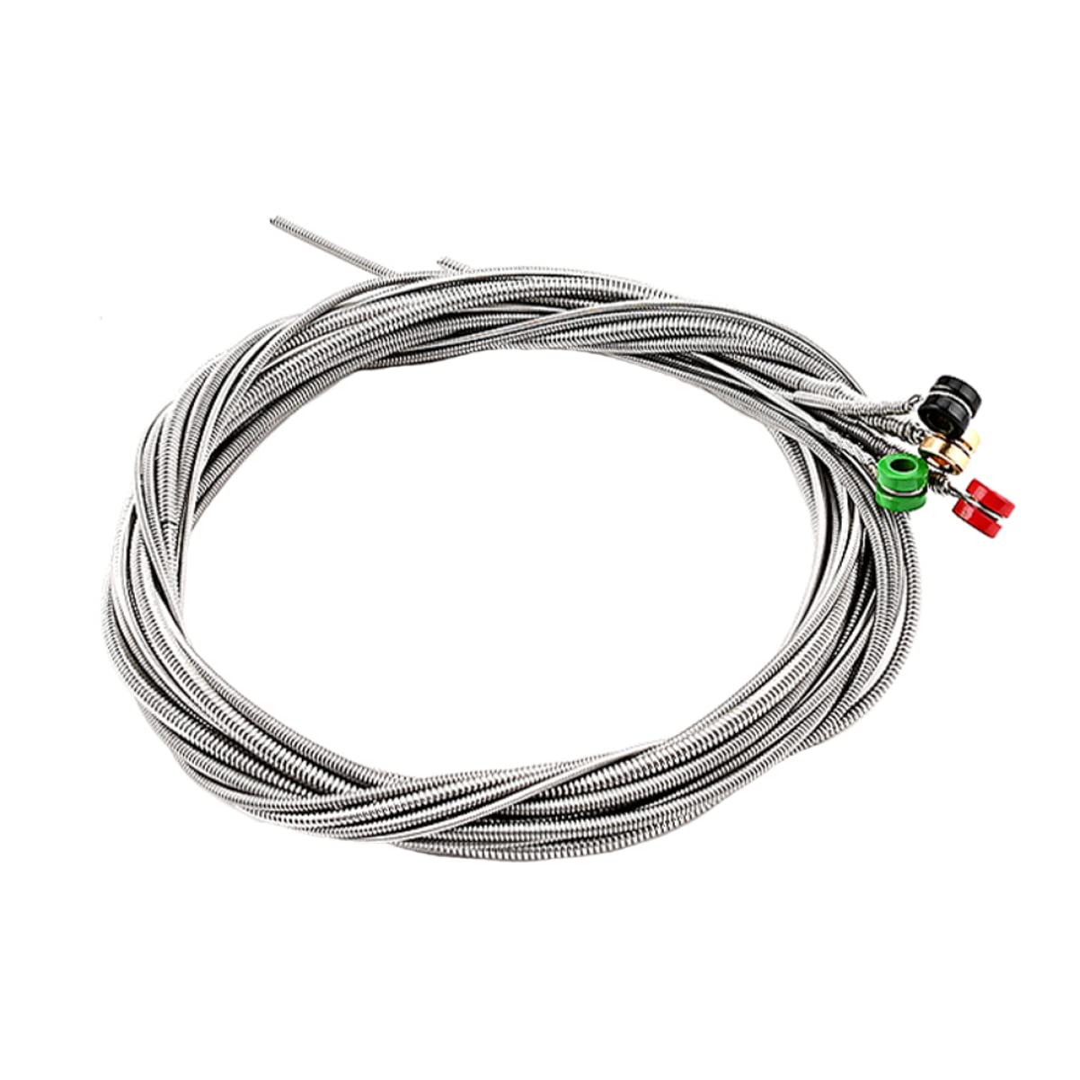 ibasenice 3juegos Cuerdas Eléctrico De Acero Inoxidable Cuerdas Coloridas De Repuesto Para Instrumentos Musicales Sonido y Duradero Accesorios Para Músicos