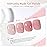 GAOY Sheer Maroon Gel Nail Polish, 16ml Jelly Pink Burgundy Translucent Color 1354 UV Light Cure Gel Polish for Nail Art DIY Manicure and Pedicure at Home