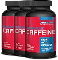 Vista 7 de ProLab Nutrition Advanced Caffeine 200 mg, tabletas de cafeína natural de acción rápida con extracto de té verde, energía limpia, enfoque mental