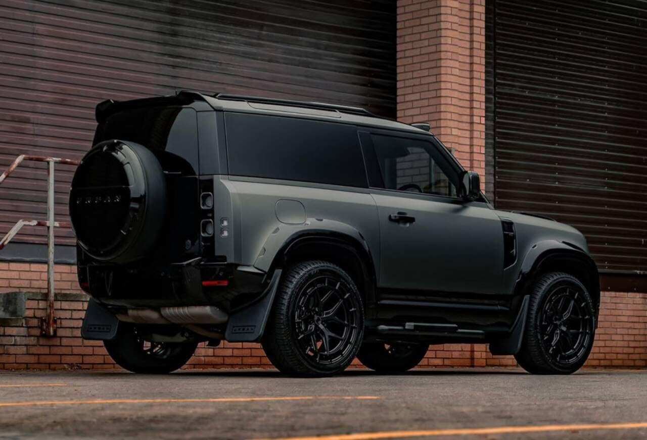 Wheel Fender Flare Trim Kit Widening Eyebrow Arch Fit For Land Rover Defender 90 2020 2021 2022 2023 2024 2025 2026 Set Gloss Black Accessories ABS