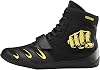 Boxing Shoes,Boxing Boots for Men,Ring Wrestling Shoes,Fitness Training Boxing Boots,Combat Boxers Trainer Shoes,Wear-Resistant,for Boxing,Wrestling,Weightlifting,Martial Arts,Deadlift Black