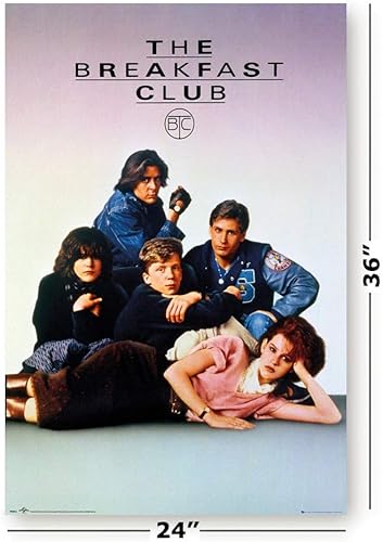 Miniatura 2 de POSTER STOP ONLINE The Breakfast Club - Póster de película (estilo regular, arte clave) (tamaño 24 x 36 pulgadas)